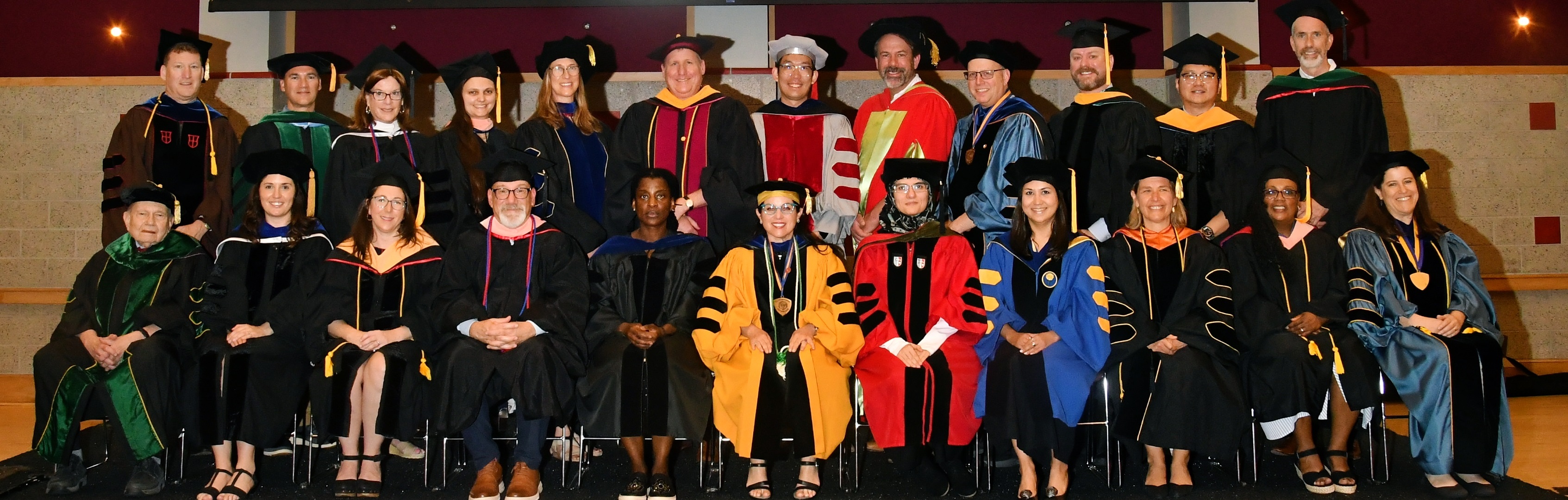Image of PPH Faculty Members in Regalia