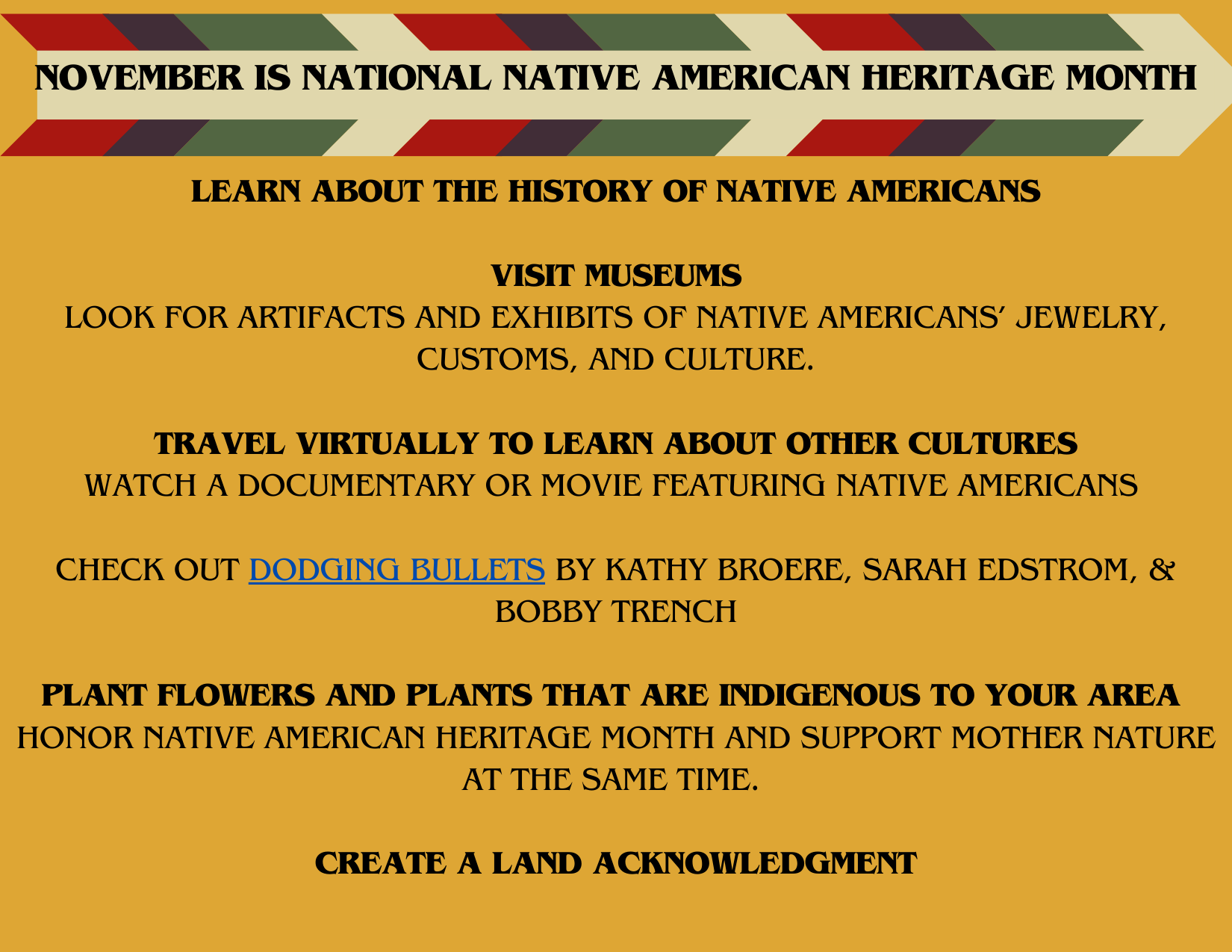 Celebrating Native American Heritage Month