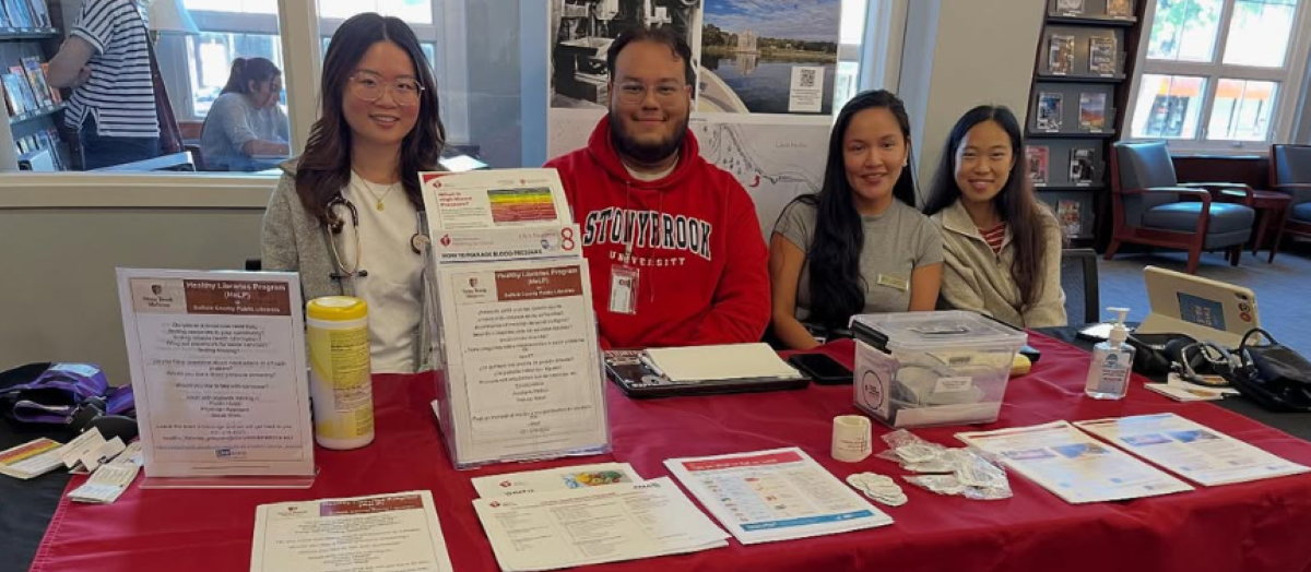 Library wellness outreach services banner
